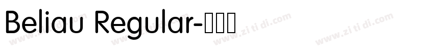 Beliau Regular字体转换 Beliau Regular字体转换